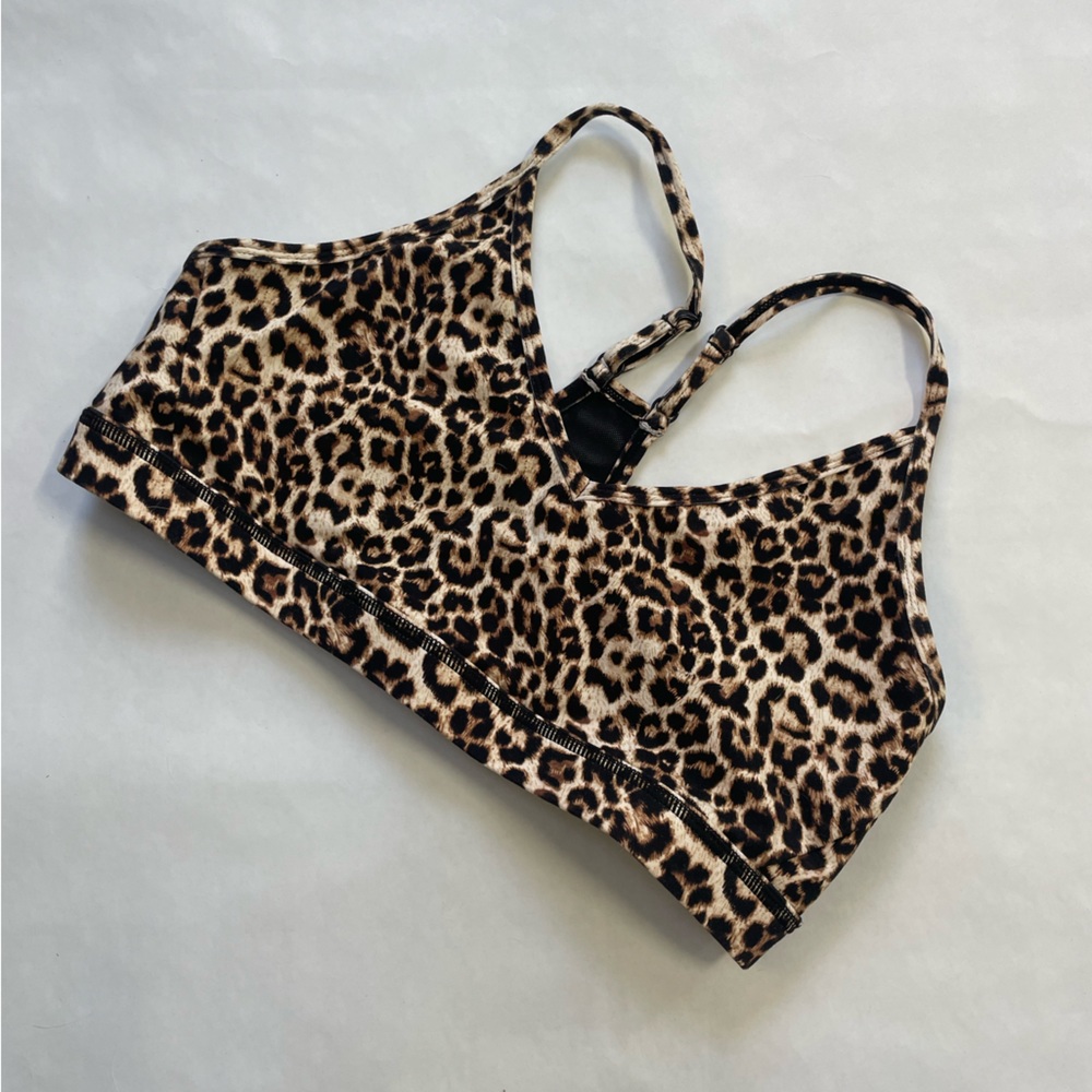 Zyia Leopard Brilliant Mesh Bra XL